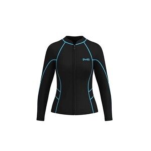 GoldFin Women’s Neoprene Full Zip Wetsuit Jacket Size XS